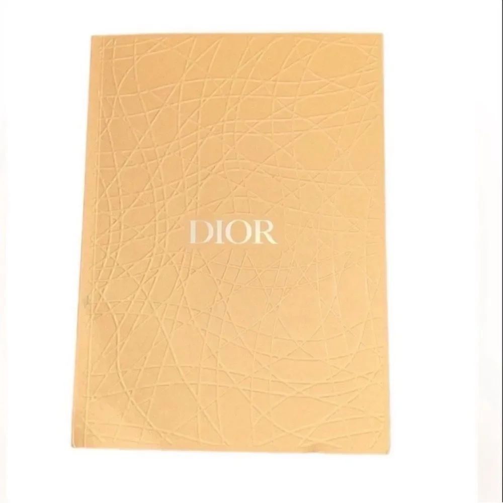 Christian Dior Tan Unlined Notebook.